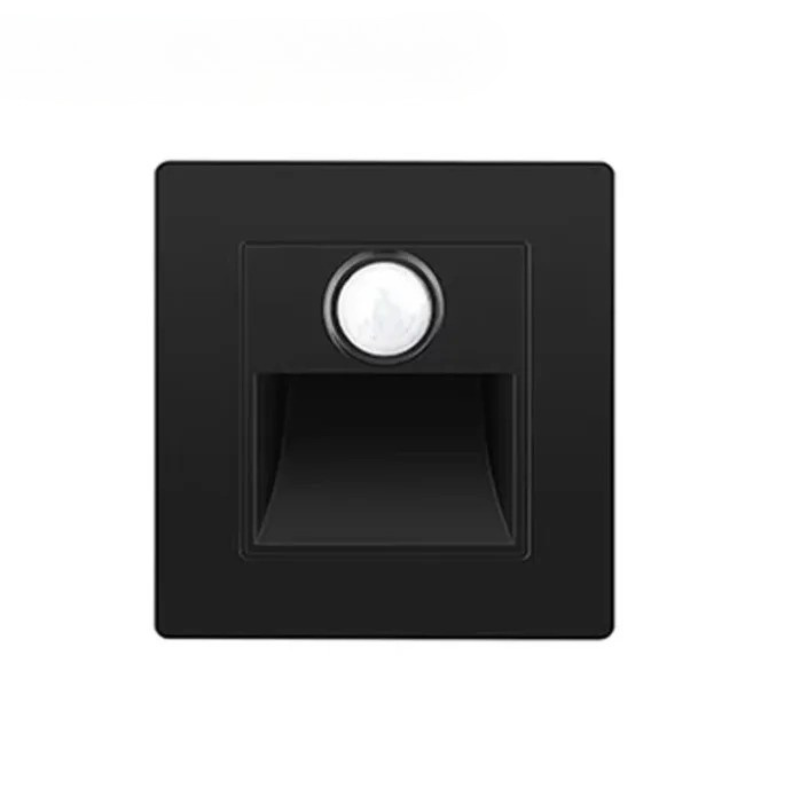 Arandela LED Embutida para Degrau de Escada com Sensor de Presença - STE