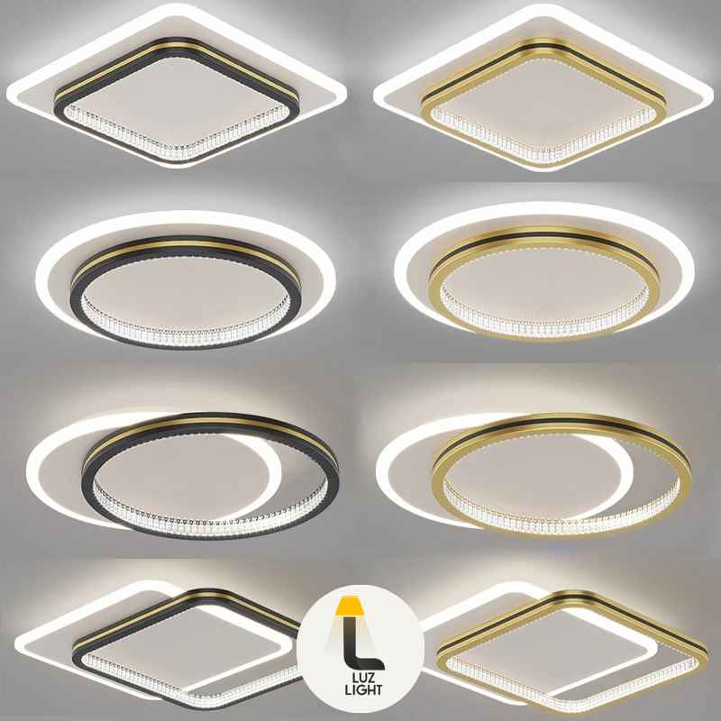 Luminária de LED Minimalista Cristal