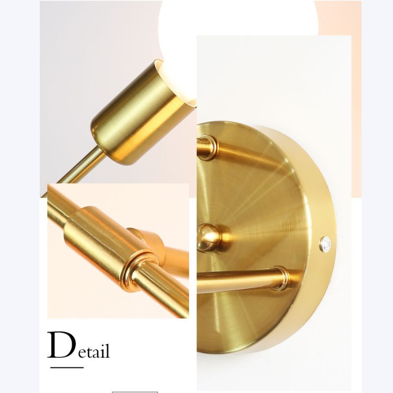 Lustre de Teto Minimalista Dourado - Nordic