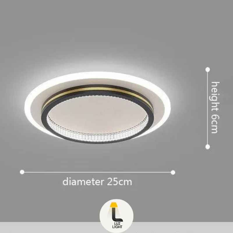 Luminária de LED Minimalista Cristal