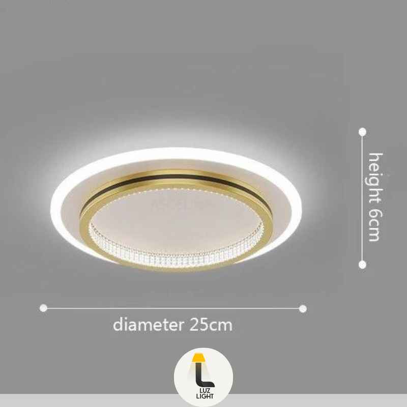 Luminária de LED Minimalista Cristal