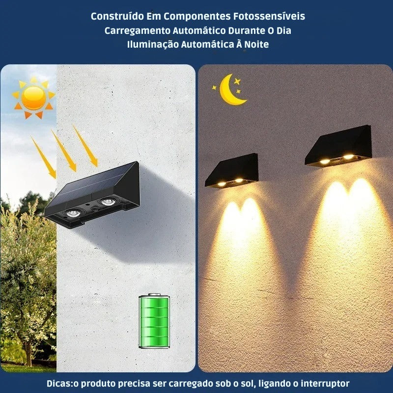Arandela De Parede Solar - 14