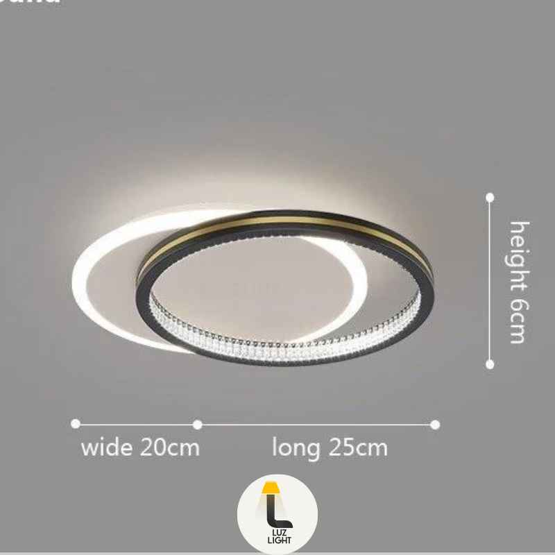Luminária de LED Minimalista Cristal