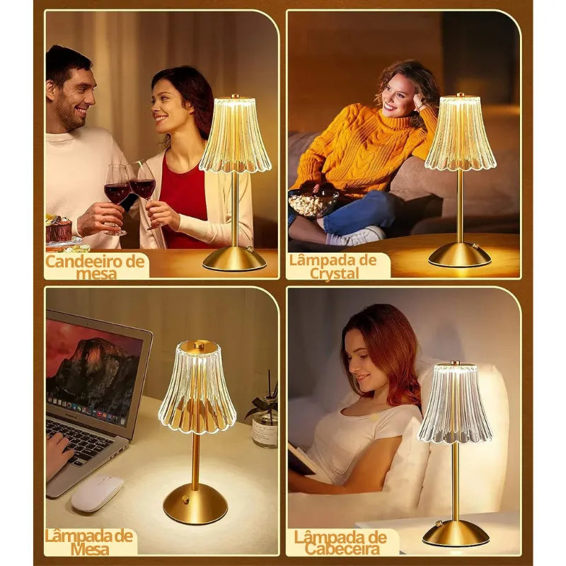 Luminária De Mesa  Shine