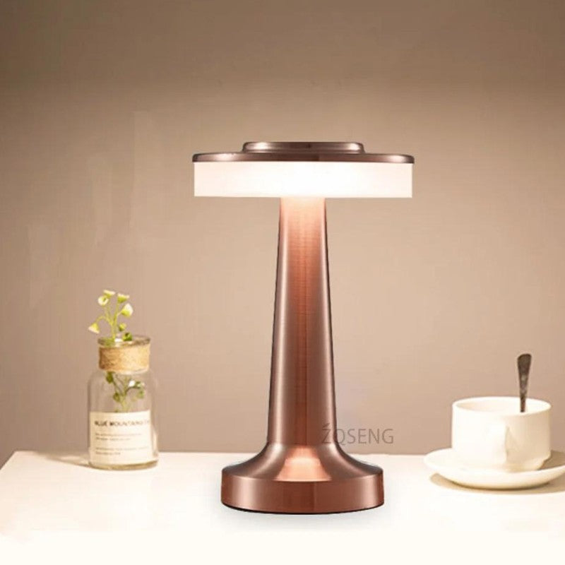 Luminária De Mesa Abajur De Mesa Sem Fio Torre Recarregável - Touch