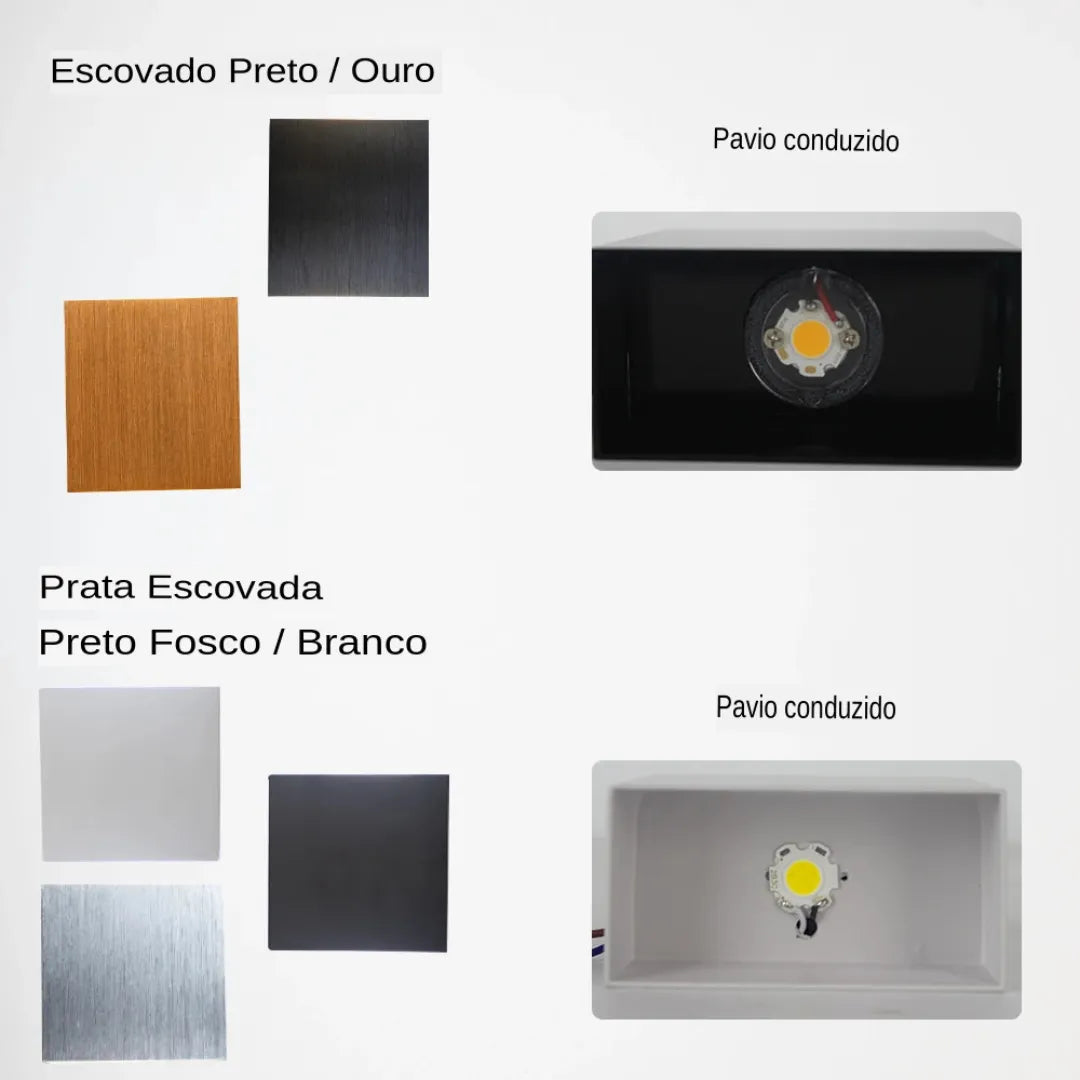 Arandela de parede Interna - Wall- 6W