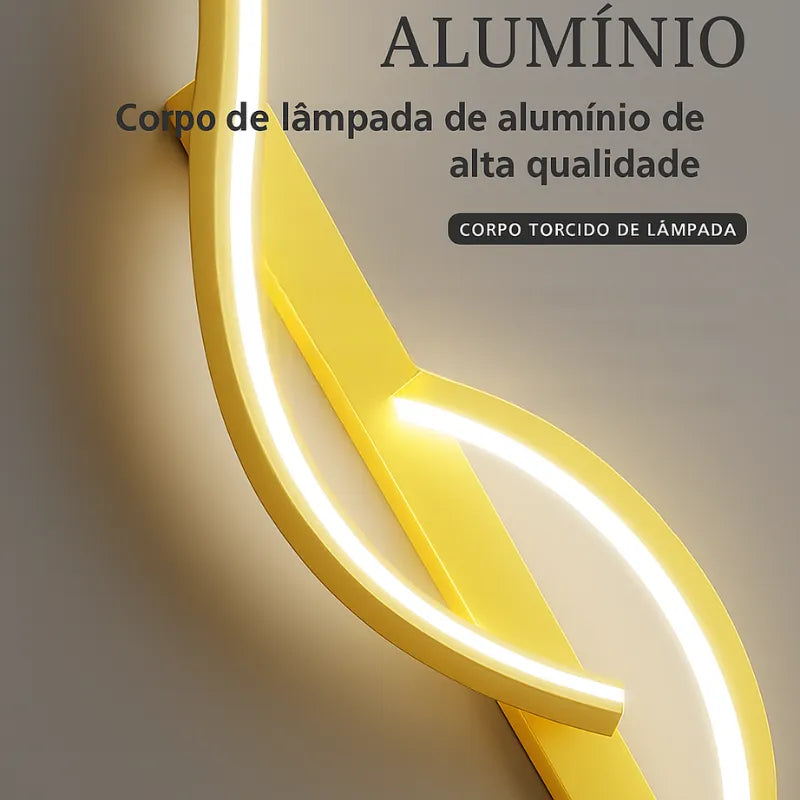 Arandela de parede minimalista - 22