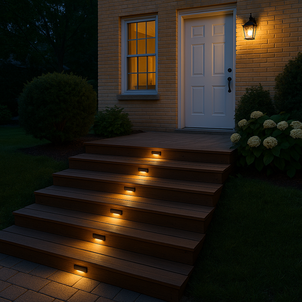 Luz Solar de Degrau – À Prova d'Água – Para Escadas, Deck e Jardim - Lumen