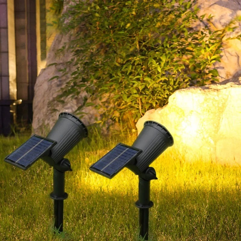 Luminária Solar Espeto para Jardim Com Brilho Ajustável - IP65 à prova d'água - EcoBeam