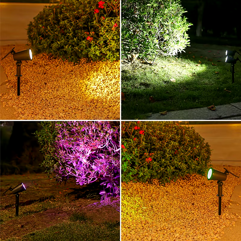 Luminária Solar Espeto para Jardim Com Brilho Ajustável - IP65 à prova d'água - EcoBeam