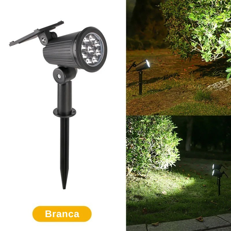 Luminária Solar Espeto para Jardim Com Brilho Ajustável - IP65 à prova d'água - EcoBeam