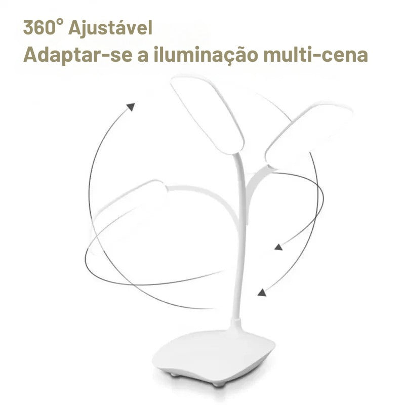 Luminária de mesa Flexível LED recarregável USB - Beads