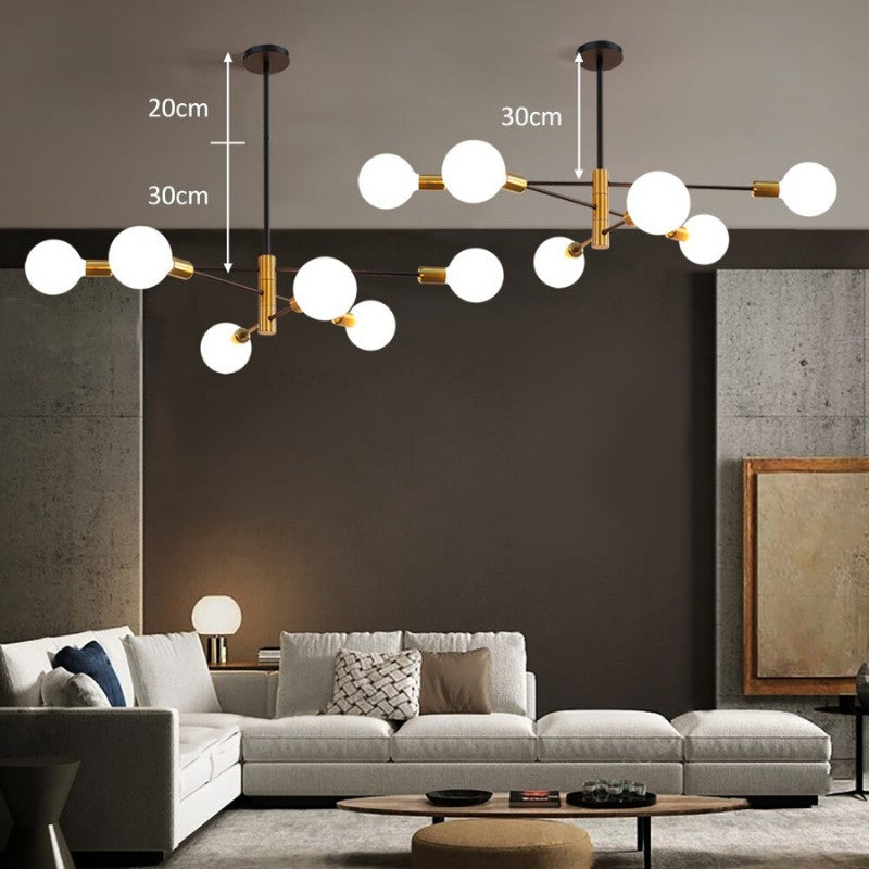 Lustre Minimalista Nordic com Haste Sputnik
