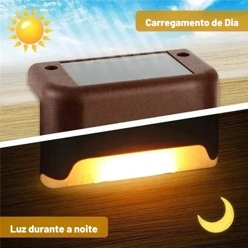 Luz Solar de Degrau – À Prova d'Água – Para Escadas, Deck e Jardim - Lumen