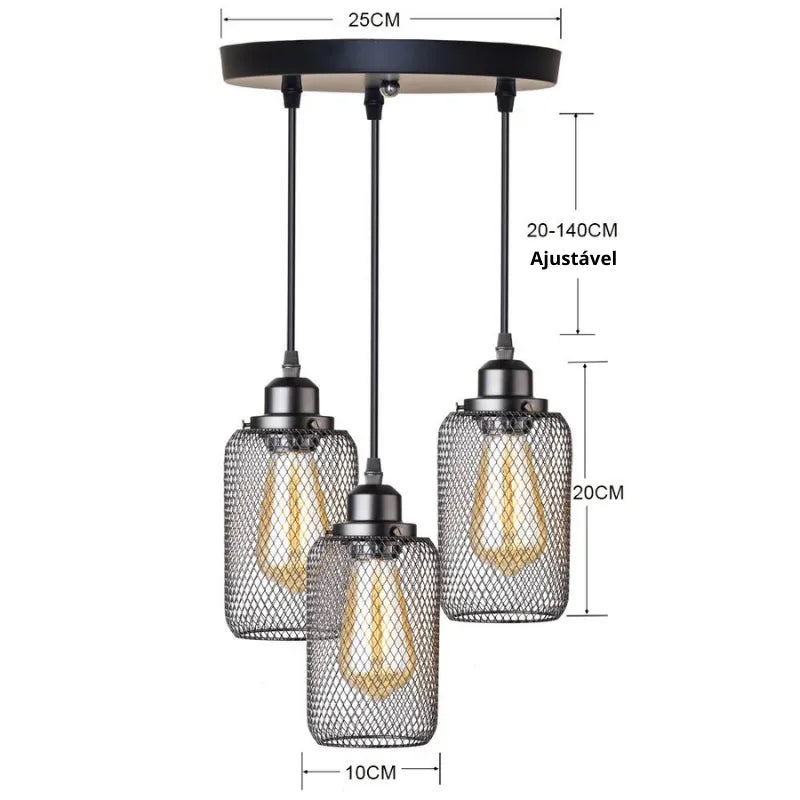 Pendente Vintage retro WInd