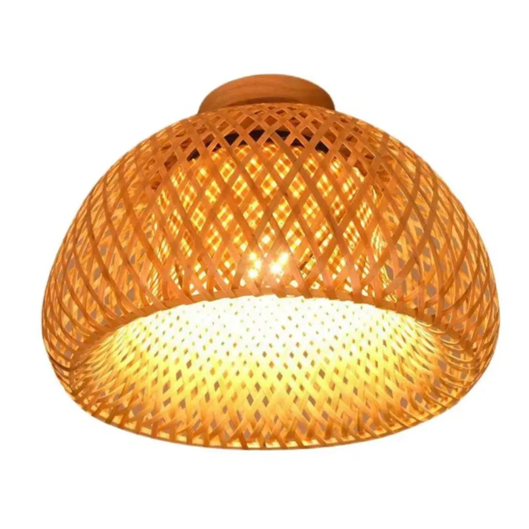 Plafon de Teto Bambu Fibra Natural