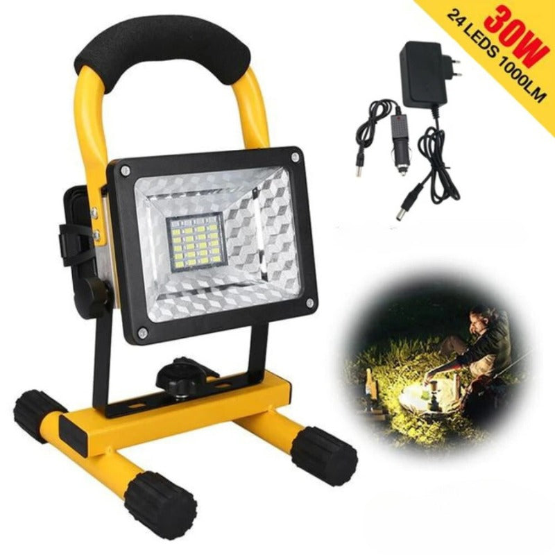 Refletor de LED recarregável - IP65