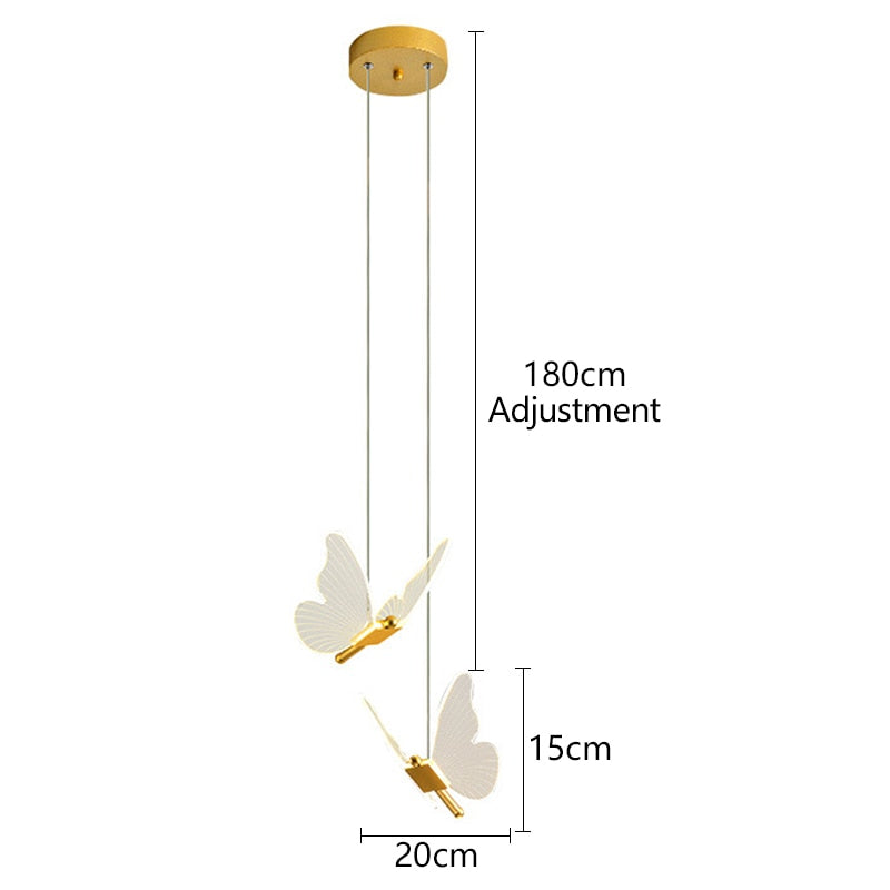 Pendente Minimalista borboleta