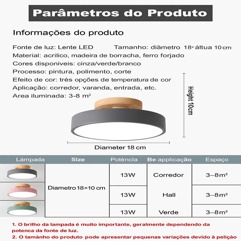 Luminária de Teto LTT - 28