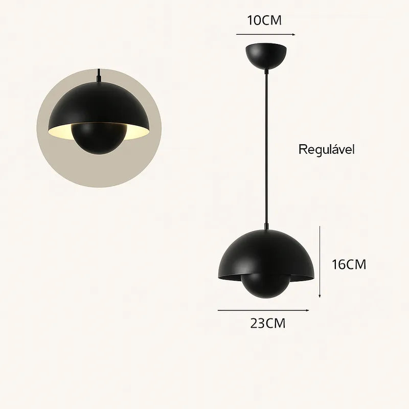 Pendente moderno Bud - 24