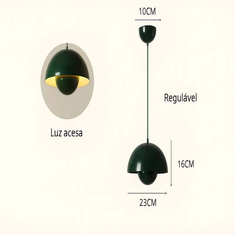 Pendente moderno Bud - 24