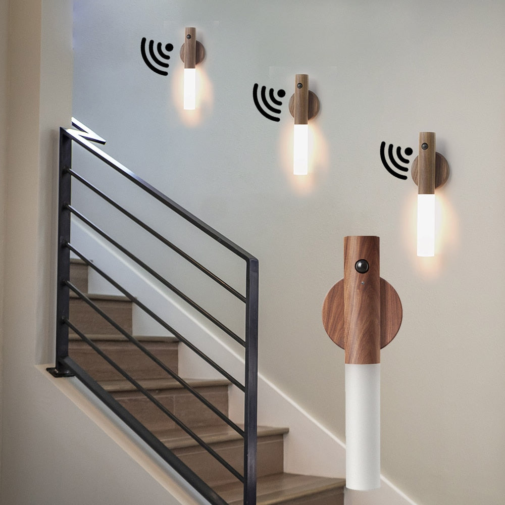Luminária Sem Fio USB com Sensor de Movimento Portátil - Bastão