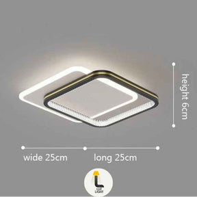 Luminária de LED Minimalista Cristal