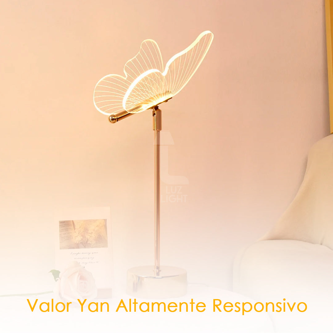 Luminária de mesa Borboleta Art Decor
