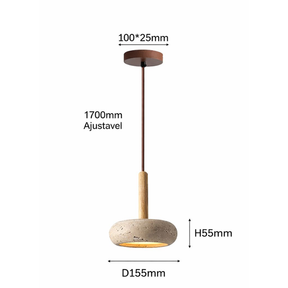 Pendente Luminária Pedra - 51