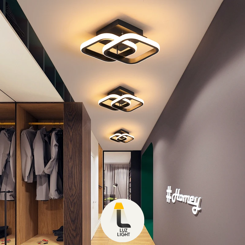 Luminária de LED minimalista Quadricor