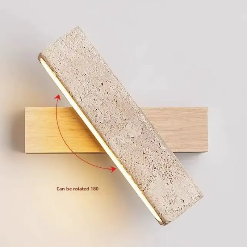 Arandela de Parede Rotativa Interna  Pedra -  50