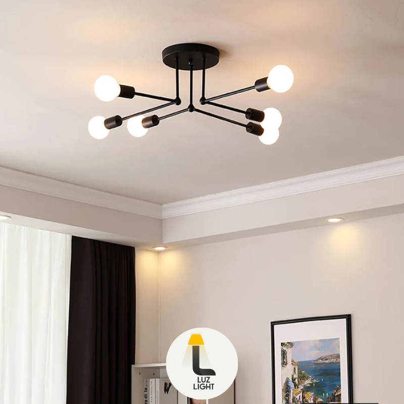 Lustre Iron arm minimalista
