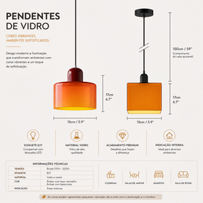 Luminária Pendente - Nordic Glass