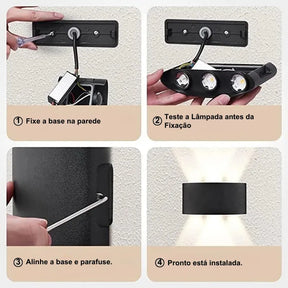 Arandela Externa Led em Alumínio - Wall