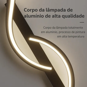 Arandela de parede minimalista - 22
