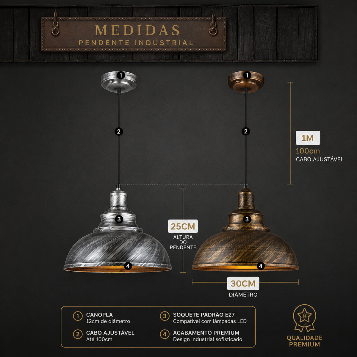 Pendente Retro Loft