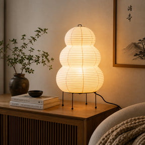 Luminária de Mesa Japonesa Degradê - Abajur - Decor