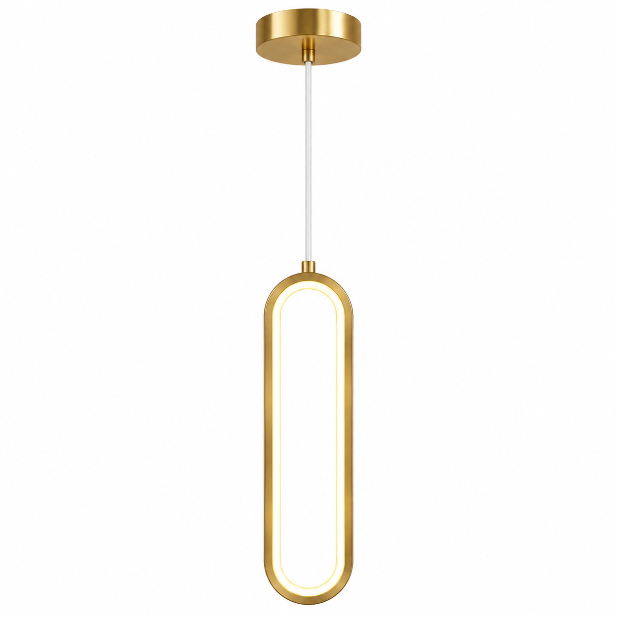 Pendente minimalista de LED