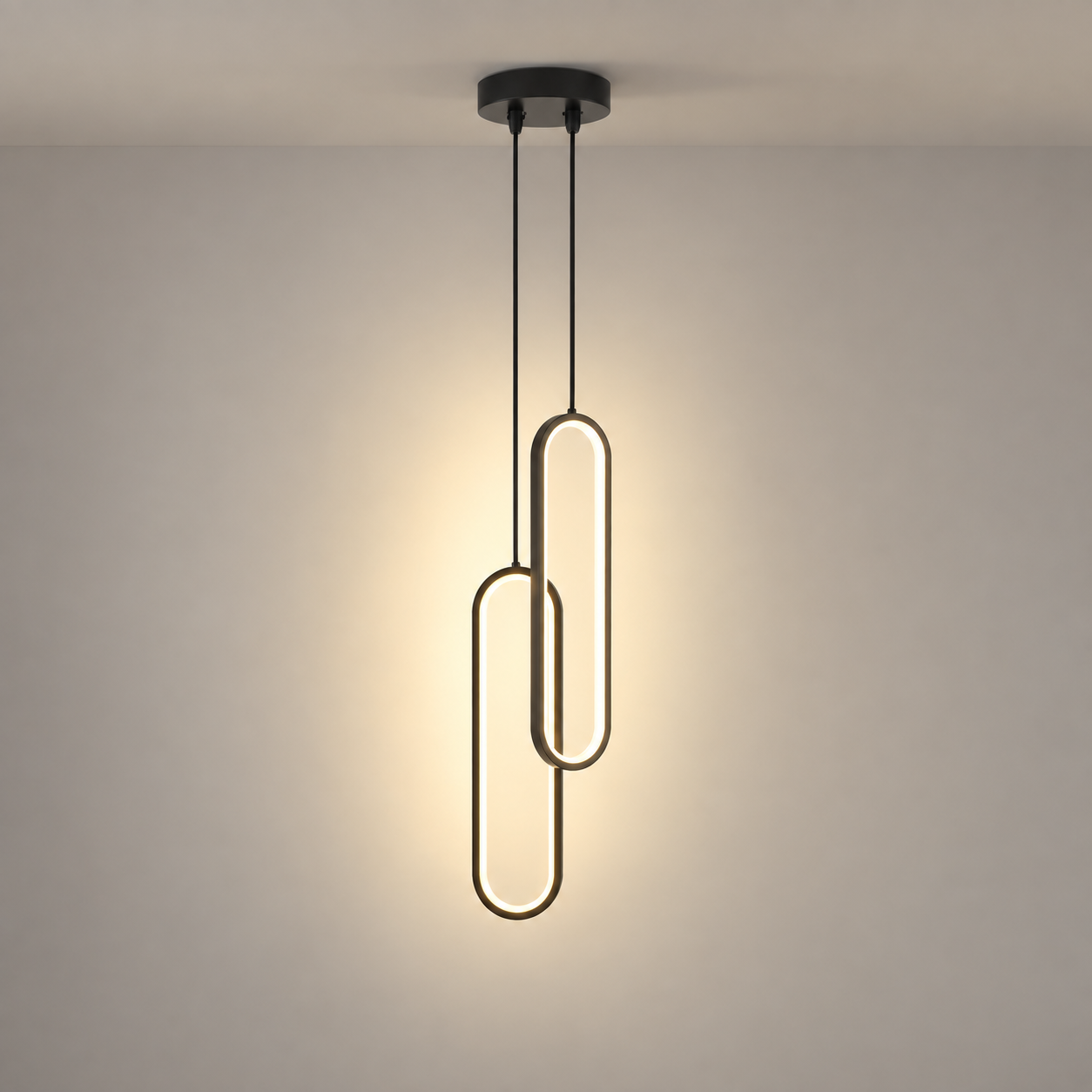 Pendente minimalista de LED