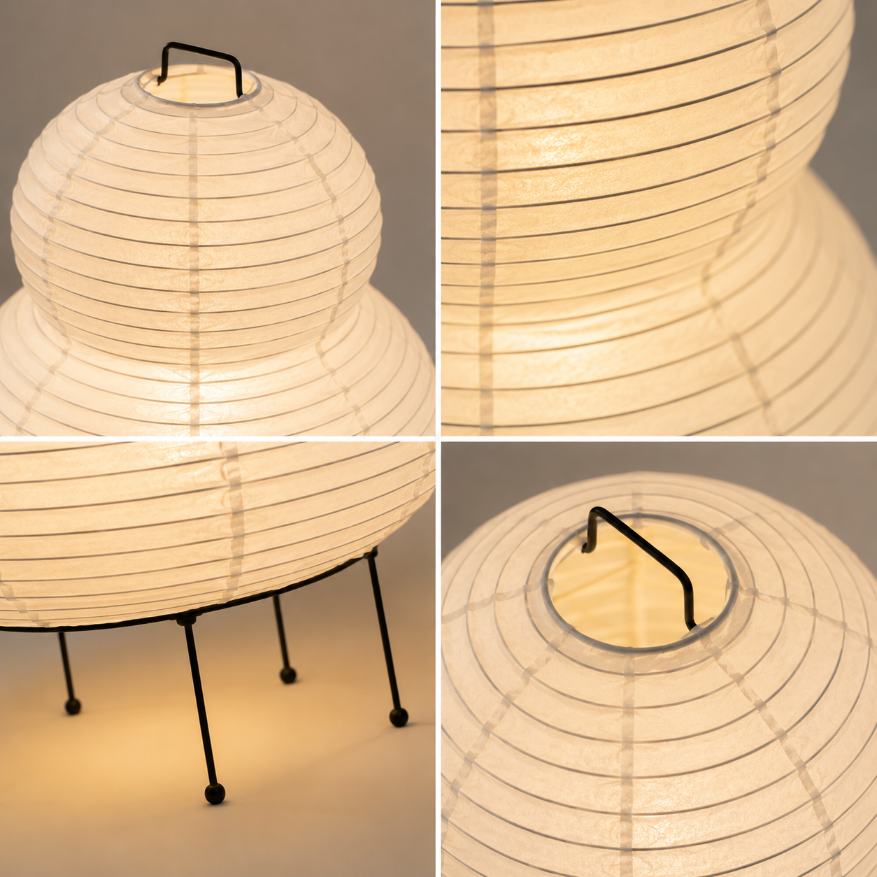 Luminária de Mesa Japonesa Degradê - Abajur - Decor