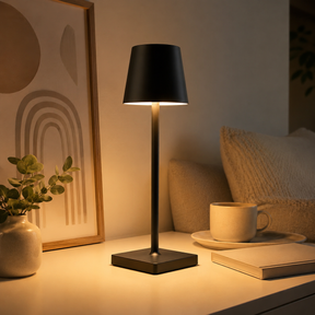 Luminária De Mesa Abajur Sem Fio Touch Elegance