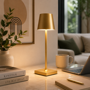 Luminária De Mesa Abajur Sem Fio Touch Elegance