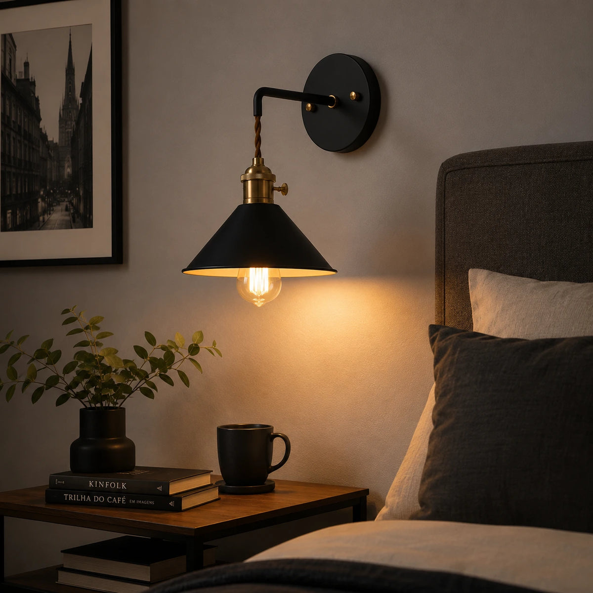 Arandela de parede Vintage - marons
