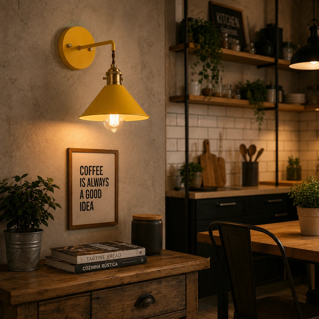 Arandela de parede Vintage - marons