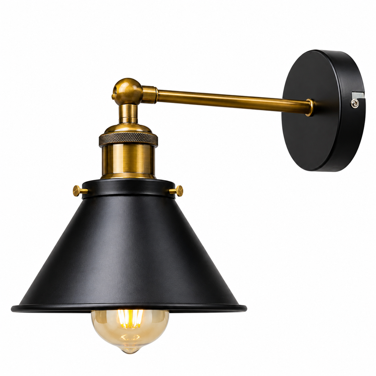Arandela de parede Vintage Industrial - Sotão E27