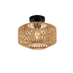 Plafon Luminária Rattan - E27