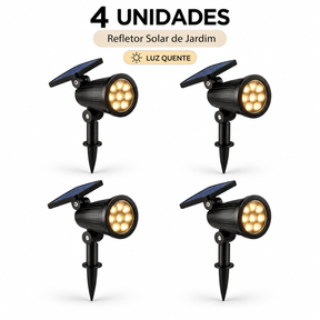Luminária Solar Espeto para Jardim Com Brilho Ajustável  - IP65 à prova d'água -  EcoBeam