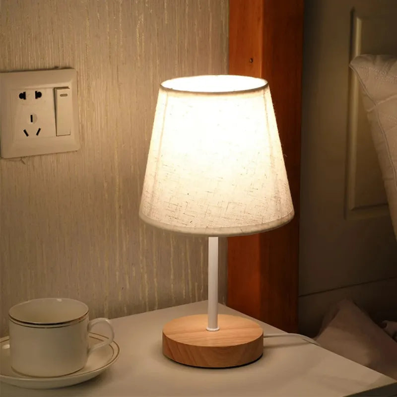 Luminária de Mesa Abajur USB - Luminawood