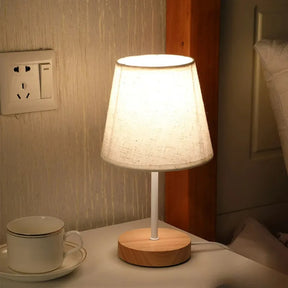 Luminária de Mesa Abajur USB - Luminawood