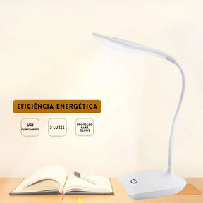 Luminária de mesa Flexível LED recarregável USB - Beads